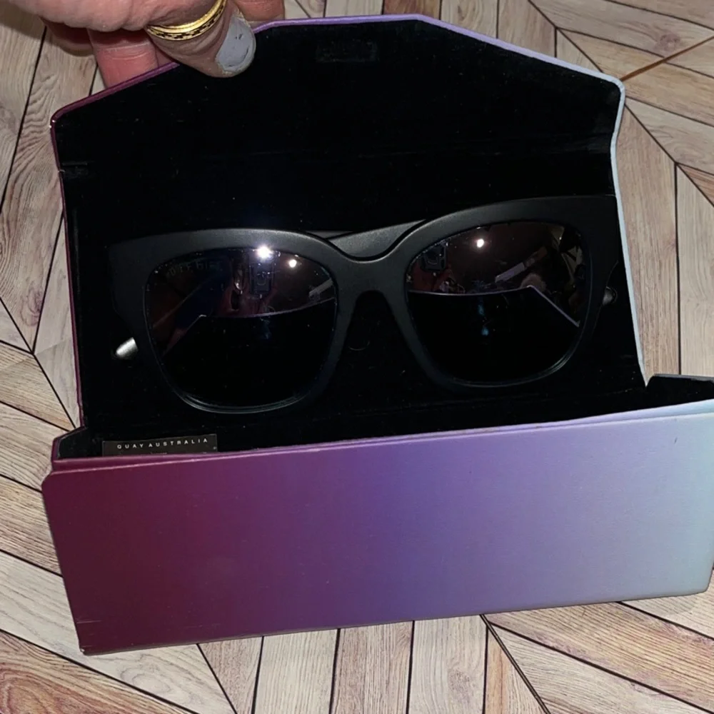 DIFF eyewear BELLA 2 oversized mirrored matte Black polarized Sunglasses